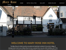 Tablet Screenshot of maryroseinnhotel.com